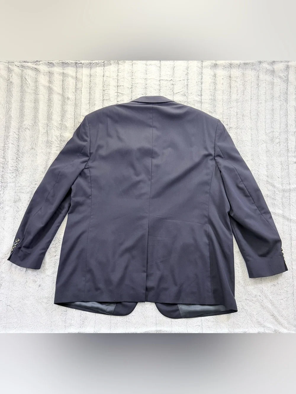 Vintage RSM Rochester Special Man 100% pure wool navy blazer big & tall